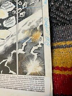 Uncanny X-Men #265 Vol 1 Page 1 Orig Art Claremont Harras Jaaska Rubinstein 1990