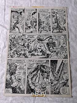 Uncanny X-Men No. 103 Original Comic Book Page Art by Dave Cockrum Juggernaut