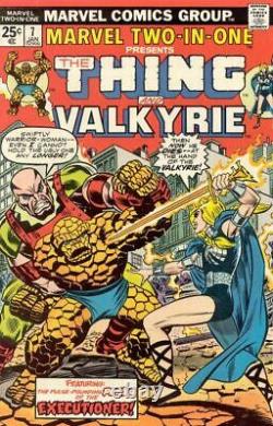 VALKYRIE The THING EXECUTIONER JOHN ROMITA CLASSIC COVER ART TRANSPARENCY