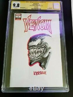 VENOM #1 CGC NM/M 9.8 SS BLANK SKETCH VARIANT Tyler Kirkham Original Art Key