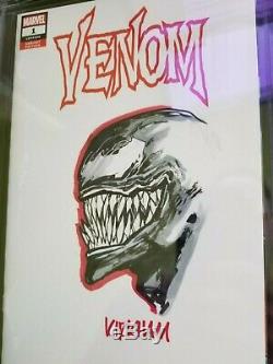 VENOM #1 CGC NM/M 9.8 SS BLANK SKETCH VARIANT Tyler Kirkham Original Art Key