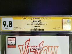 VENOM #1 CGC NM/M 9.8 SS BLANK SKETCH VARIANT Tyler Kirkham Original Art Key