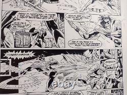 VIGILANTE # 21 Original Art! Pg. 4 All Action Nightwing vs Vigilante 1985