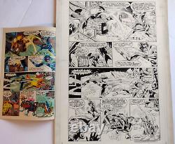 VIGILANTE # 21 Original Art! Pg. 4 All Action Nightwing vs Vigilante 1985