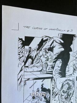 Vampirella, 2nd Coming #3 pg 4 Original Comic Art by Al Rio, Harris Comics, 2009