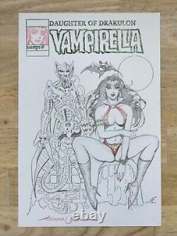 Vampirella Original Art comic Sketch-Gonzalo Mayo