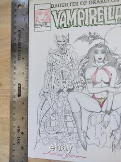 Vampirella Original Art comic Sketch-Gonzalo Mayo