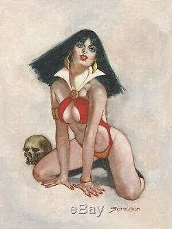 Vampirella Original Oil painting- Sanjulian hand signed