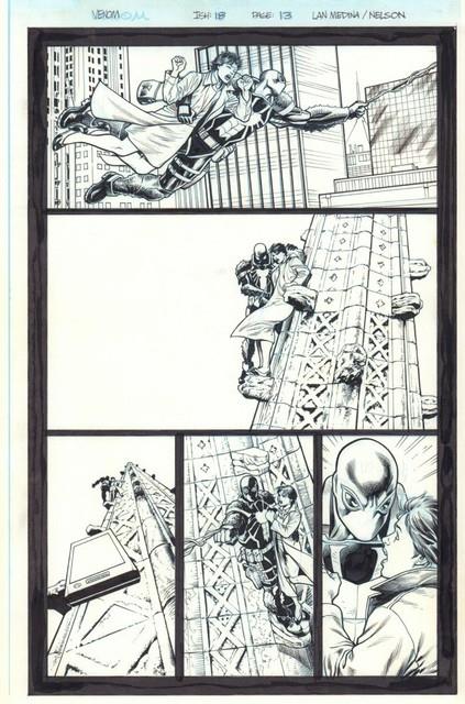 Venom #18 P. 13 Venom Flash Thompson Action 2012 Art By Nelson Decastro