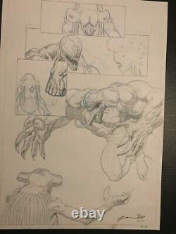 Venom Space Knight Issue #7, Page #12 Original Comic Art Page by Ariel Olivetti