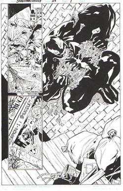 Venom Splash-original Spider-man Family Art, Leonard Kirk 2007-free Shipping