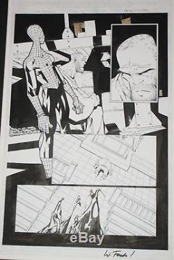 Venom in Spectacular Spiderman #5 by Humberto Ramos Xmen Wolverine original art