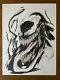 Venom Sketch By Ryan Kincaid On 9x12 Bristol! Original Art! 