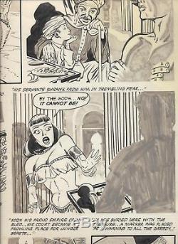 Vintage 1953 MONSTER #2 Plus A Page Of Original Comic Art Fiction House Discount