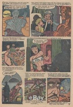 Vintage 1953 MONSTER #2 Plus A Page Of Original Comic Art Fiction House Discount