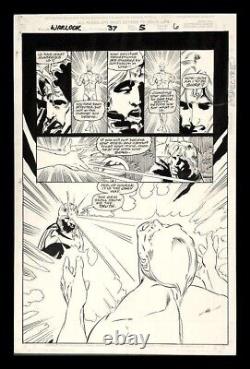 WARLOCK & The INFINITY WATCH #37 p. 5 half splash Action Page