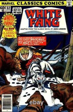 WHITE FANG original art MARVEL CLASSICS #32 Jack London 1978 RIVERBOAT CARRIAGE