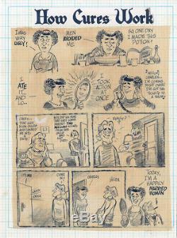 WILL EISNER How Cures Work 1-Pager ORIGINAL COMIC ART