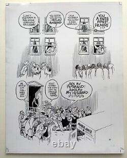 WILL EISNER ORIGINAL graphic novel ART Dropsie Avenue 1995 Page 121