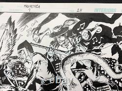 WILLIAMS, GRAY SIGNED PROMETHEA 11 x 17 ORIGINAL ART! ALAN MOORE WILDSTORM