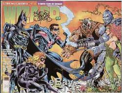 WIZARD #12 original COVER art POISON IVY BATMAN BANE SIGNED, STUNNING, 1997