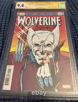 WOLVERINE #1 CGC 9.4 SKETCH Remarque SIGNED JOE RUBINSTEIN Facsimile Edition