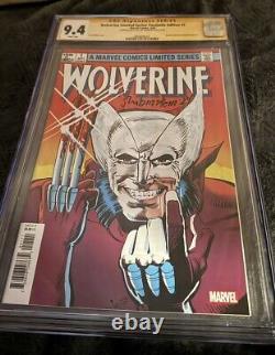 WOLVERINE #1 CGC 9.4 SKETCH Remarque SIGNED JOE RUBINSTEIN Facsimile Edition