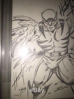 WOLVERINE 1 CGC 9.4 SS HERB TRIMPE Full FIGURE Double Size Sketch GEM
