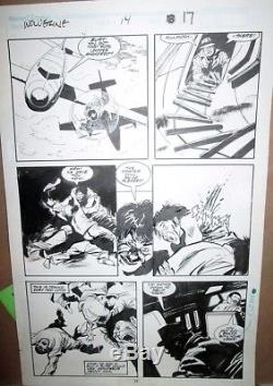 WOLVERINE 14 ORIGINAL ART John Buscema 1st LOGAN IN COSTUME! 1989 X-Men SNIKKT