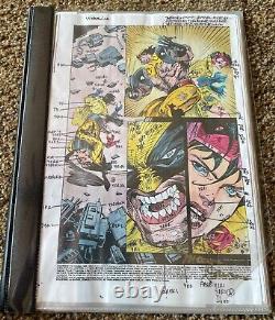 WOLVERINE #74 -1993 Comic Production Art Complete Book All Pages Signed M. Javins
