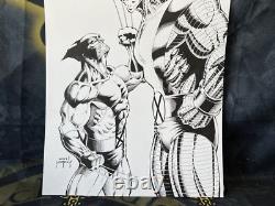 WOLVERINE & COLOSSUS JASON METCALF PENCILS & INKS COMMISSION ON 11 x 17 WOLVERINE & COLOSSUS JASON METCALF PENCILS & INKS COMMISSION ON 11 x 17