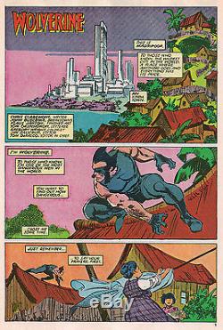 WOLVERINE Marvel Age Annual #4 SPLASH Pg 1 Comic Art John BUSCEMA JANSON 1988