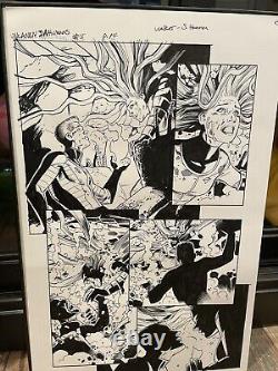 Walker / Hanna Uncanny Inhumans 8 Of 14 Original Comic Art Page Medusa