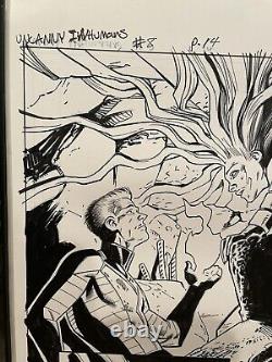 Walker / Hanna Uncanny Inhumans 8 Of 14 Original Comic Art Page Medusa