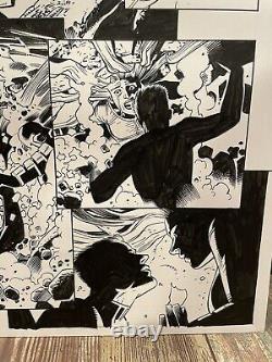 Walker / Hanna Uncanny Inhumans 8 Of 14 Original Comic Art Page Medusa