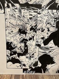 Walker / Hanna Uncanny Inhumans 8 Of 14 Original Comic Art Page Medusa