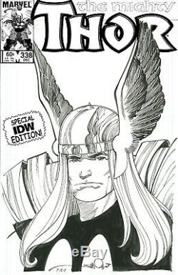 Walter Simonson THOR penciled and inked by Walter Original Art 11 x 17