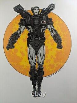 War Machine Iron Man Original Comic Art 11x17