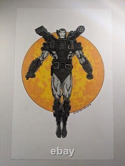 War Machine Iron Man Original Comic Art 11x17
