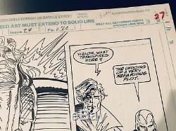 Warlock & Infinity Watch #27 Pg 20 Original Art Marvel 1994 Grindberg & Almond
