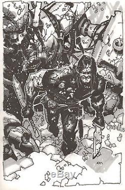 Warpath from X-Men with Sentinel Commission 2015 Signed art by Chris Bachalo