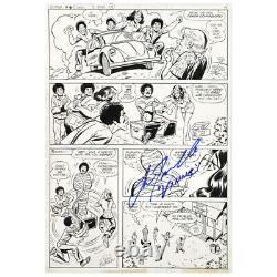 Welcome Back Kotter Ric Estrada Original Comic Artwork Page 4, Issue #7 TRAVOLTA