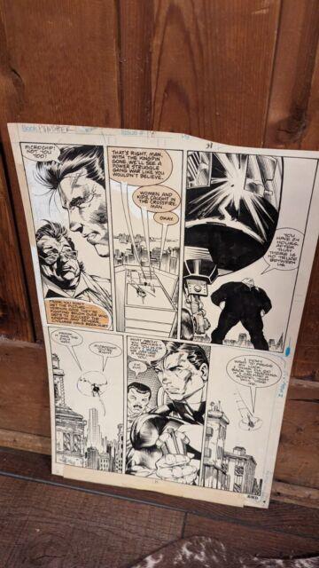 Whilce Portacio Original Comic Art The Punisher #18, Page #31 1989