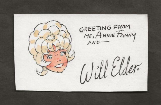 Will Elder Original Annie Fanny Comic Art