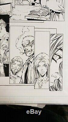 Witchblade Wolverine Michael Turner original published art Issue 1 page 4