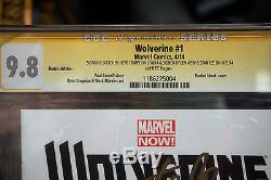 Wolverine 1 Marvel Comic NM CGC 9.8 3x SS Herb Trimpe Lee Len Wein Sketch Cover