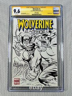 Wolverine 1 Marvel Comics Hulk 181 Original Art Sketch Signed Bruce Timm CGC 9.6