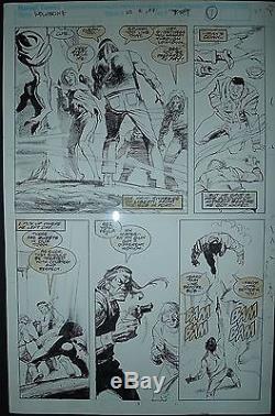 Wolverine #10 Page 7 Buscema & Sienkiewicz original art with a CGC 9.8 framed