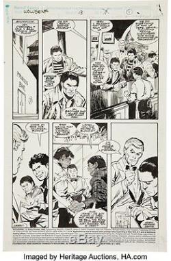 Wolverine 13 ORIGINAL PAGE #1 ART John Buscema 1989 Pencils & Inks First Series