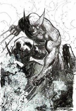 Wolverine Commission 2005 Signed art by Ale Garza